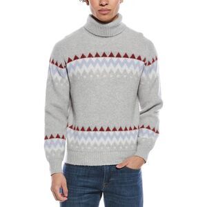 Eleventy Mens  Wool & Cashmere-Blend Turtleneck Sweater